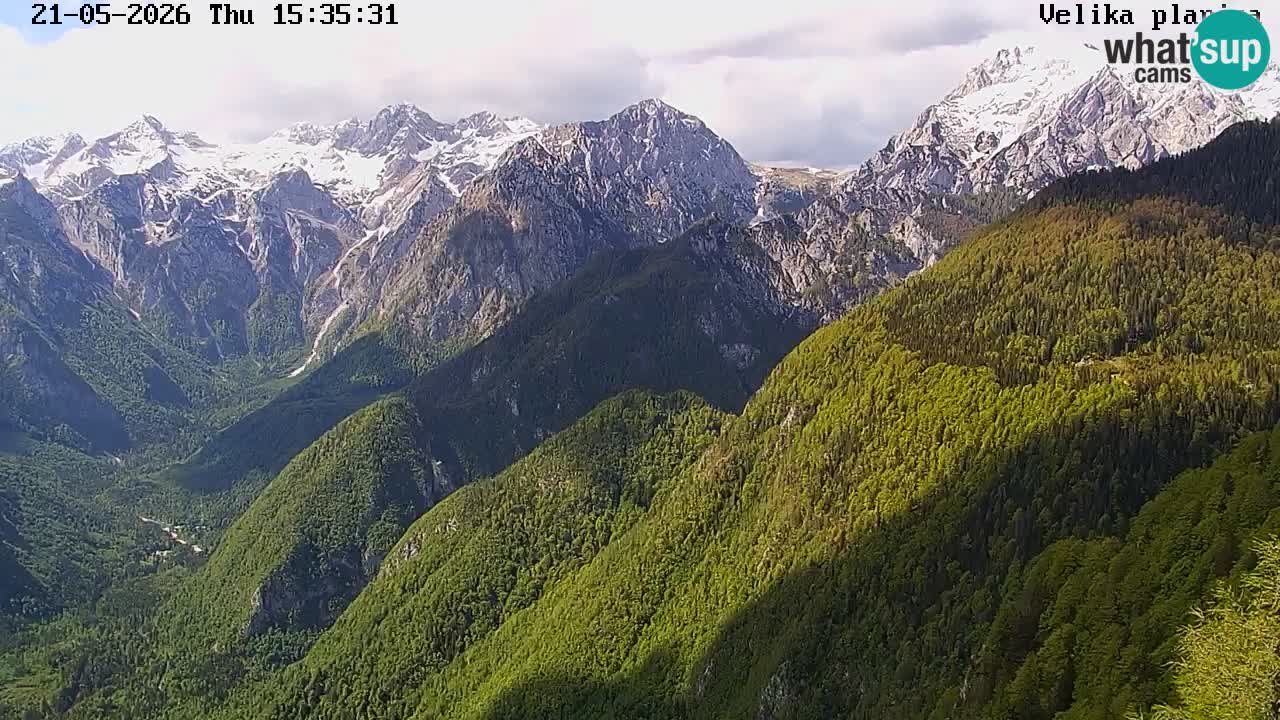 Valle Kamniška Bistrica | Webcam Velika Planina