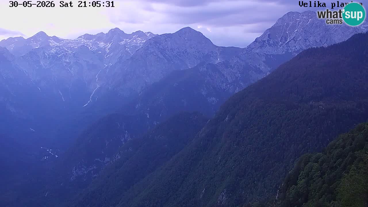 Dolina Kamniške Bistrice | Spletna kamera Velika Planina