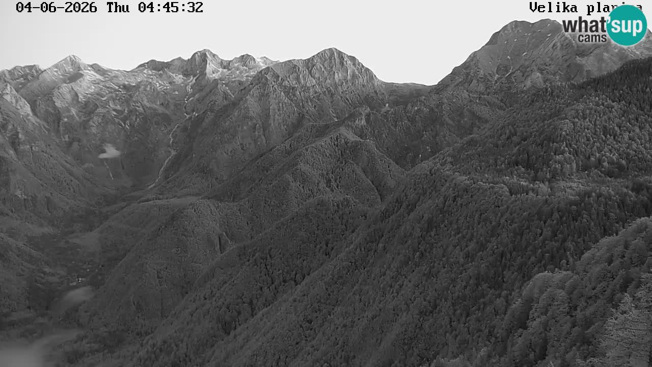 Valley Kamniške Bistrice | Webcam live Velika Planina