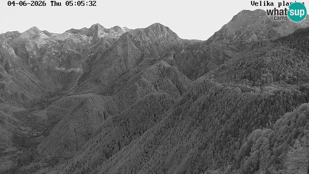 Valley Kamniške Bistrice | Webcam live Velika Planina