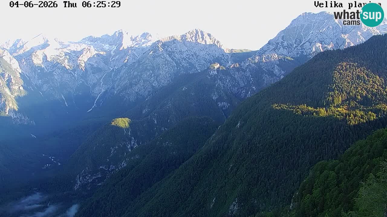Kamniška-Bistrica Tals | Webcam Velika Planina