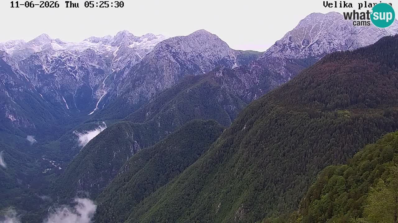 Valley Kamniške Bistrice | Webcam live Velika Planina