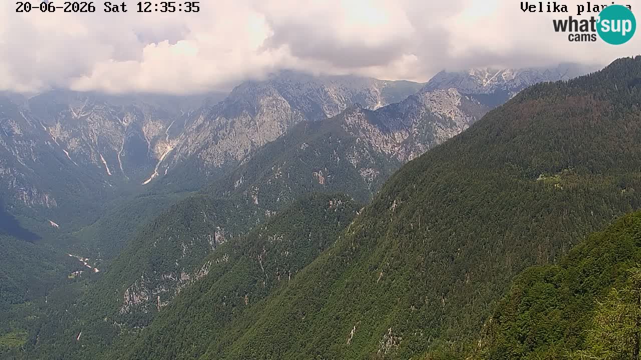 Dolina Kamniške Bistrice | Velika Planina web kamera