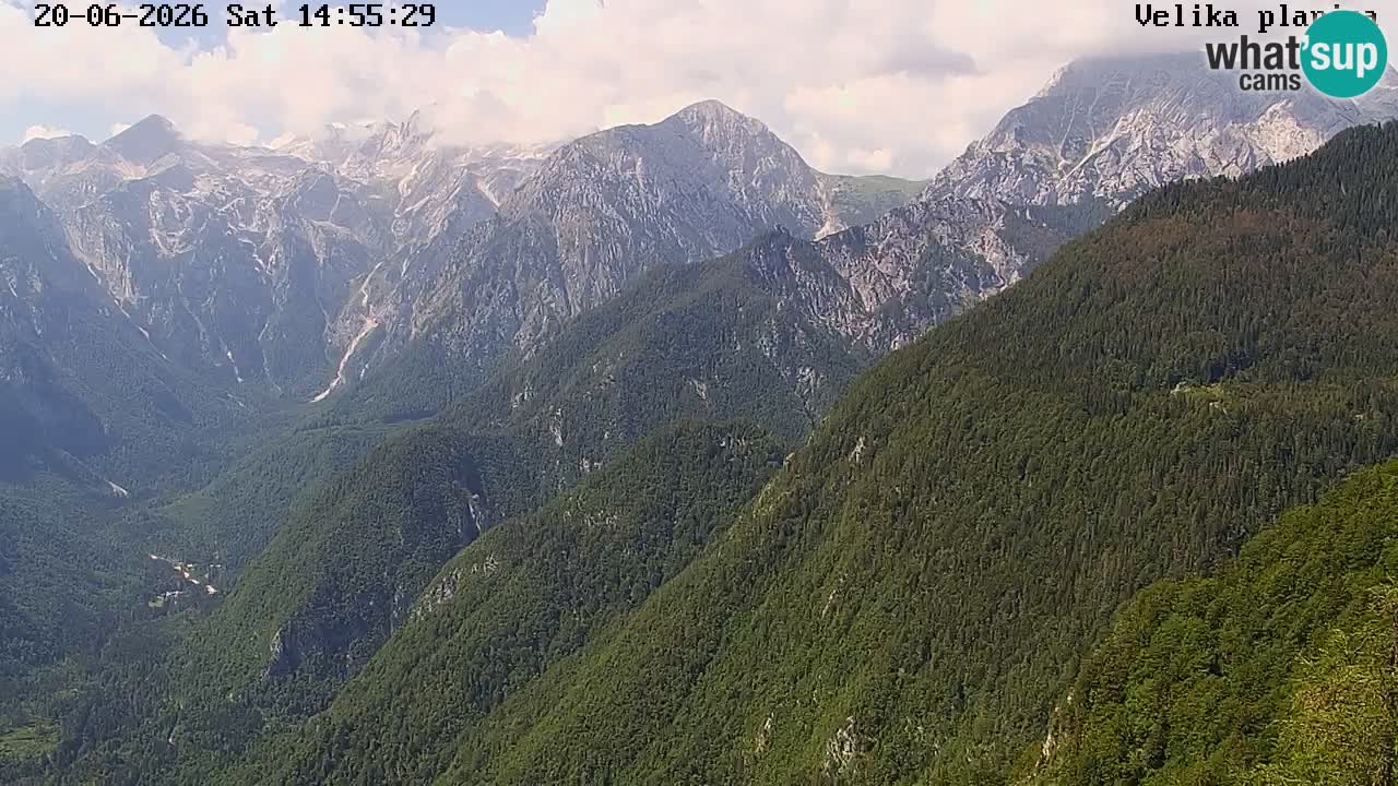 Vallée Kamniška Bistrica | webcam Velika Planina