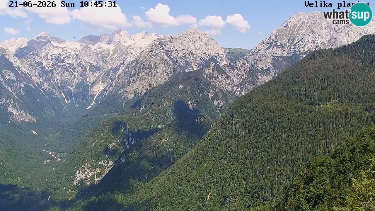 Valle Kamniška Bistrica | Webcam Velika Planina