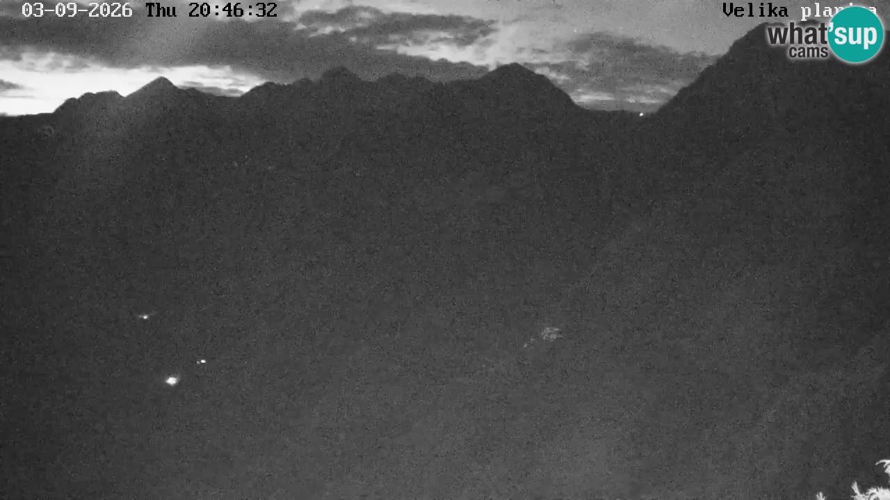 Valle Kamniška Bistrica | Webcam Velika Planina