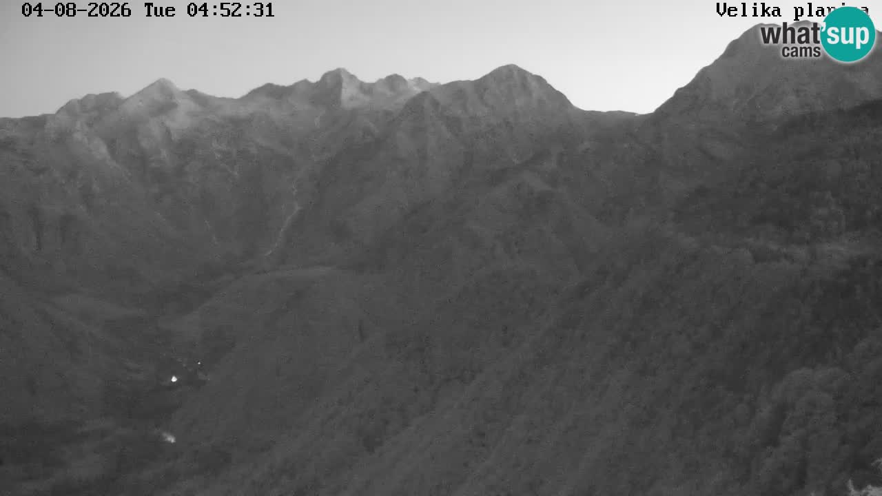 Vallée Kamniška Bistrica | webcam Velika Planina