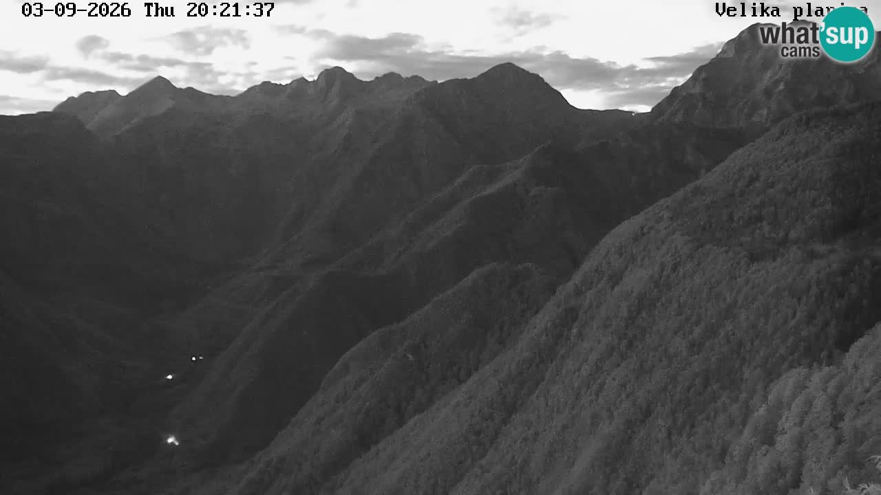Vallée Kamniška Bistrica | webcam Velika Planina