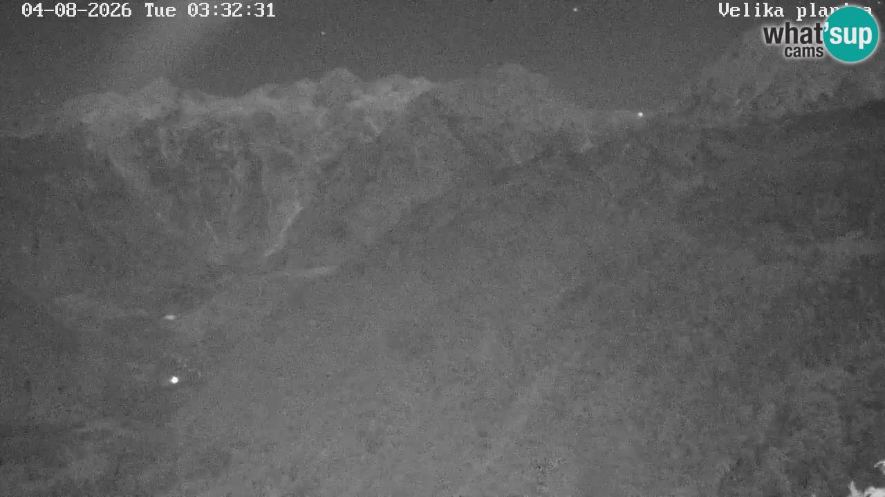 Valle Kamniška Bistrica | webcam Velika Planina
