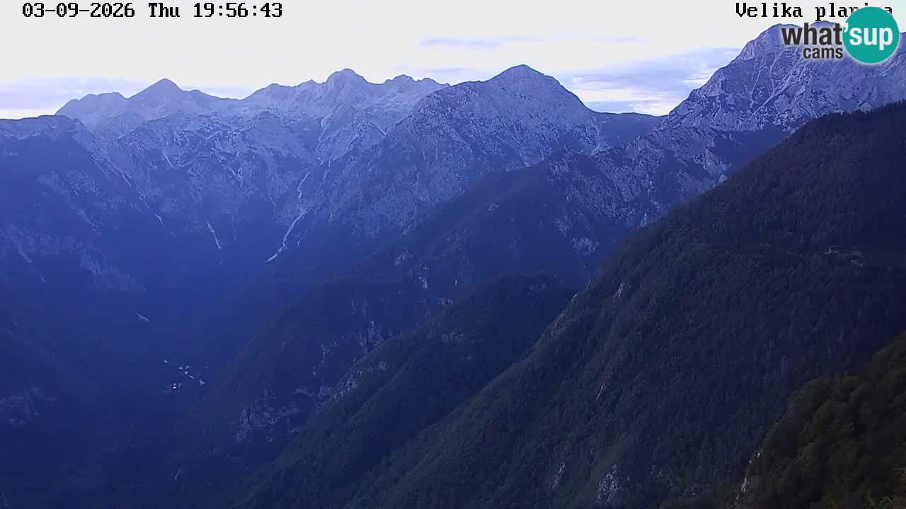 Dolina Kamniške Bistrice | Spletna kamera Velika Planina