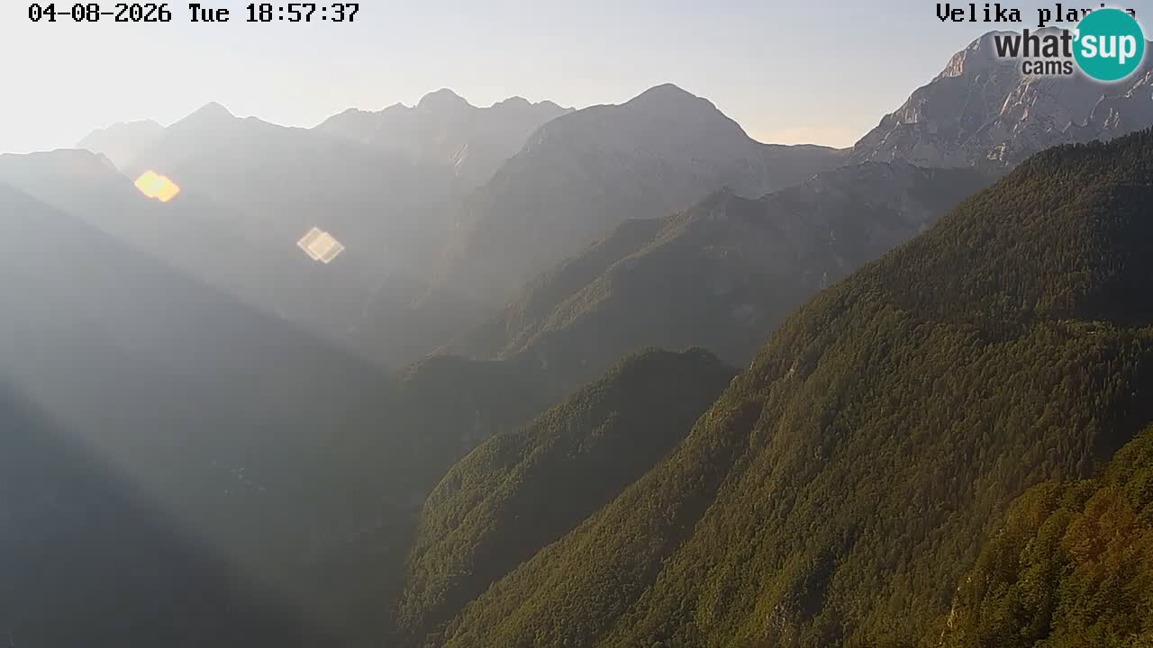 Dolina Kamniške Bistrice | Spletna kamera Velika Planina