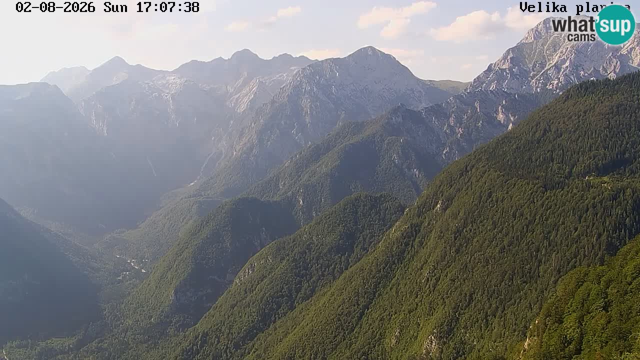 Dolina Kamniške Bistrice | Spletna kamera Velika Planina