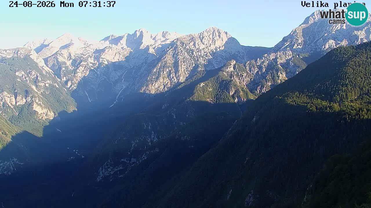 Valle Kamniška Bistrica | Webcam Velika Planina