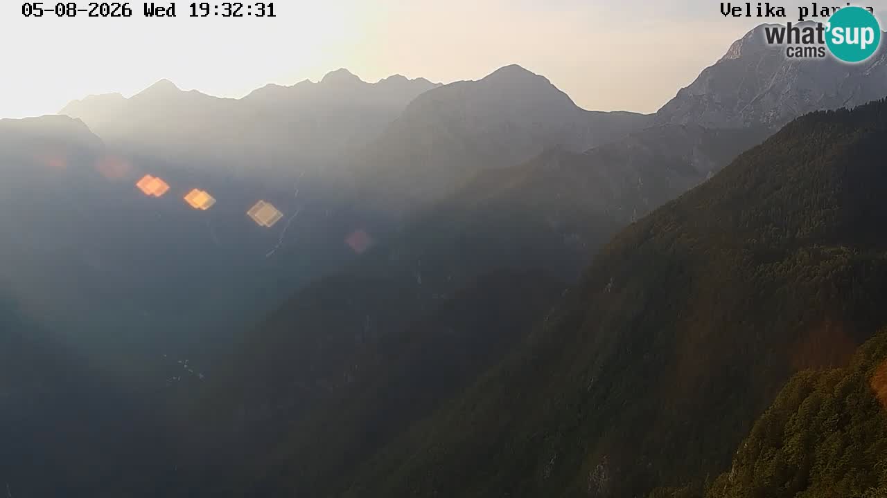 Vallée Kamniška Bistrica | webcam Velika Planina