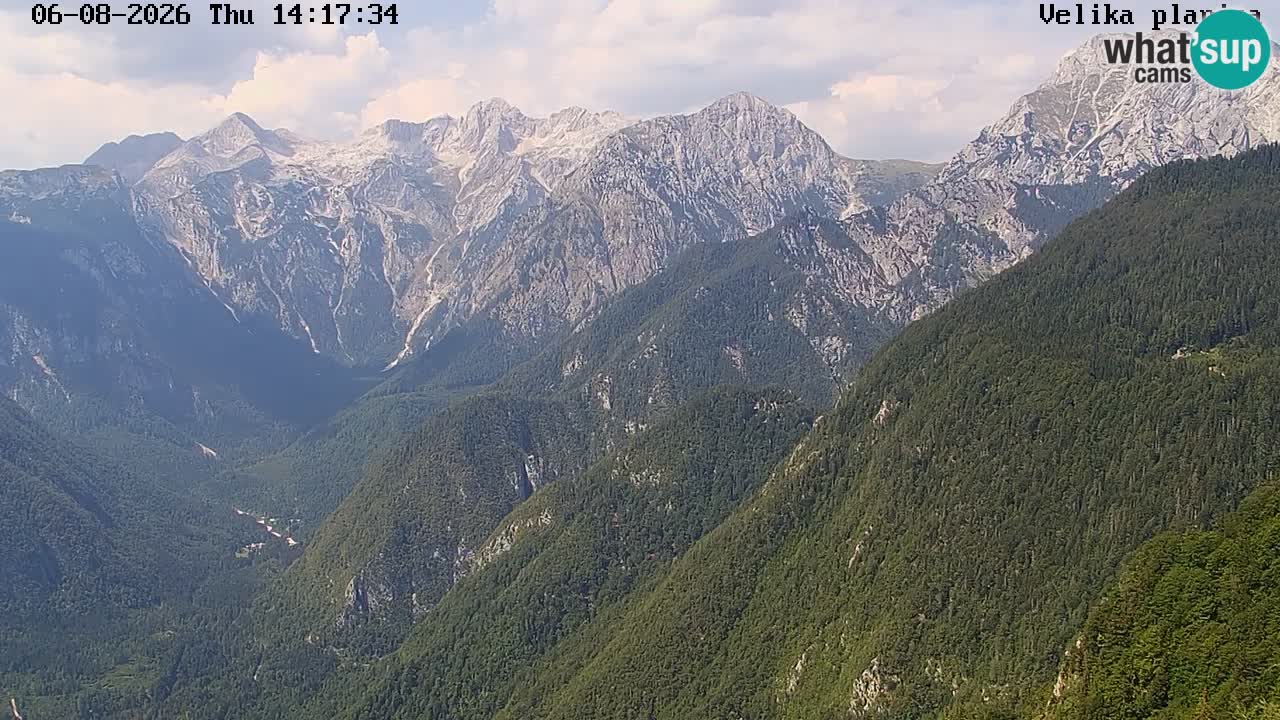 Vallée Kamniška Bistrica | webcam Velika Planina