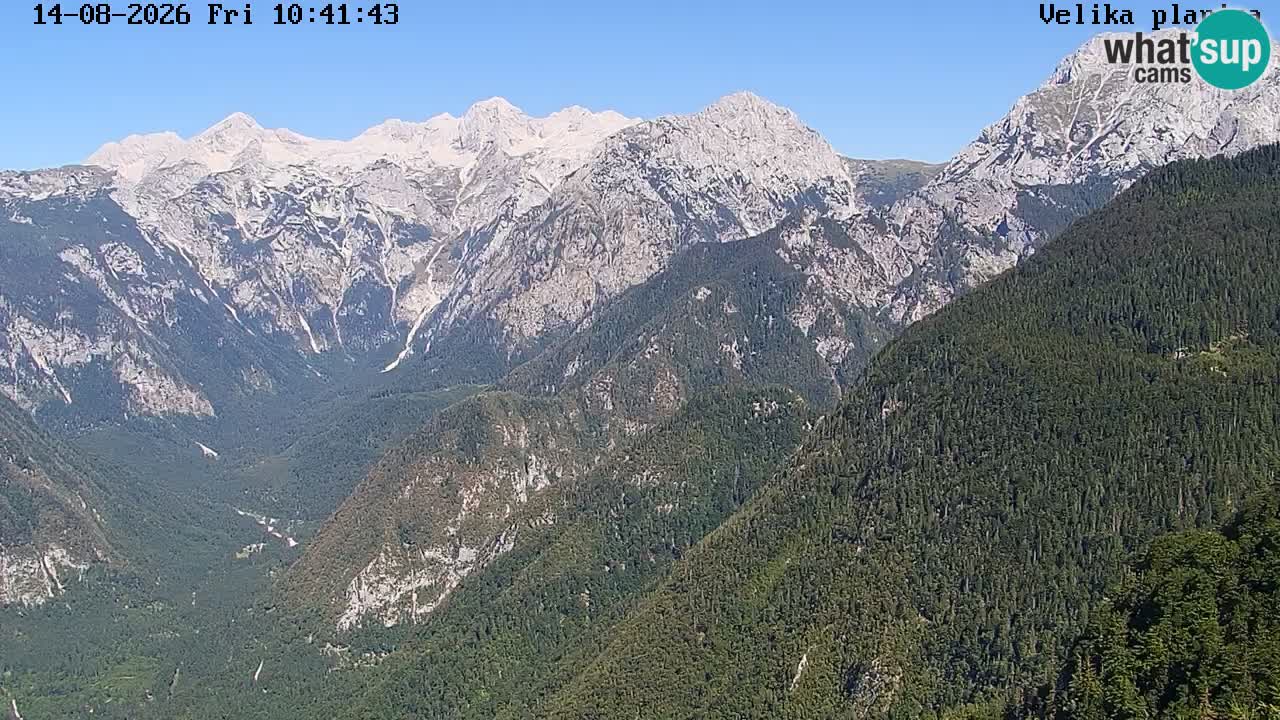 Valle Kamniška Bistrica | Webcam Velika Planina