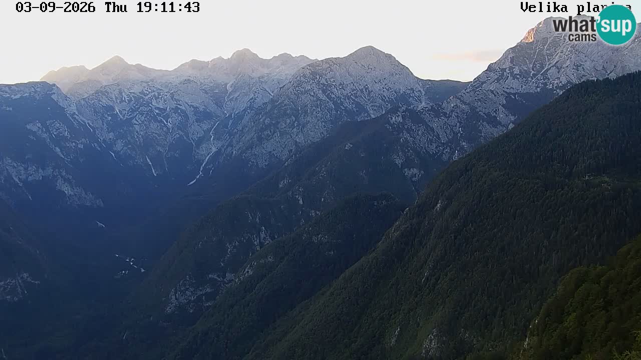 Valley Kamniške Bistrice | Webcam live Velika Planina