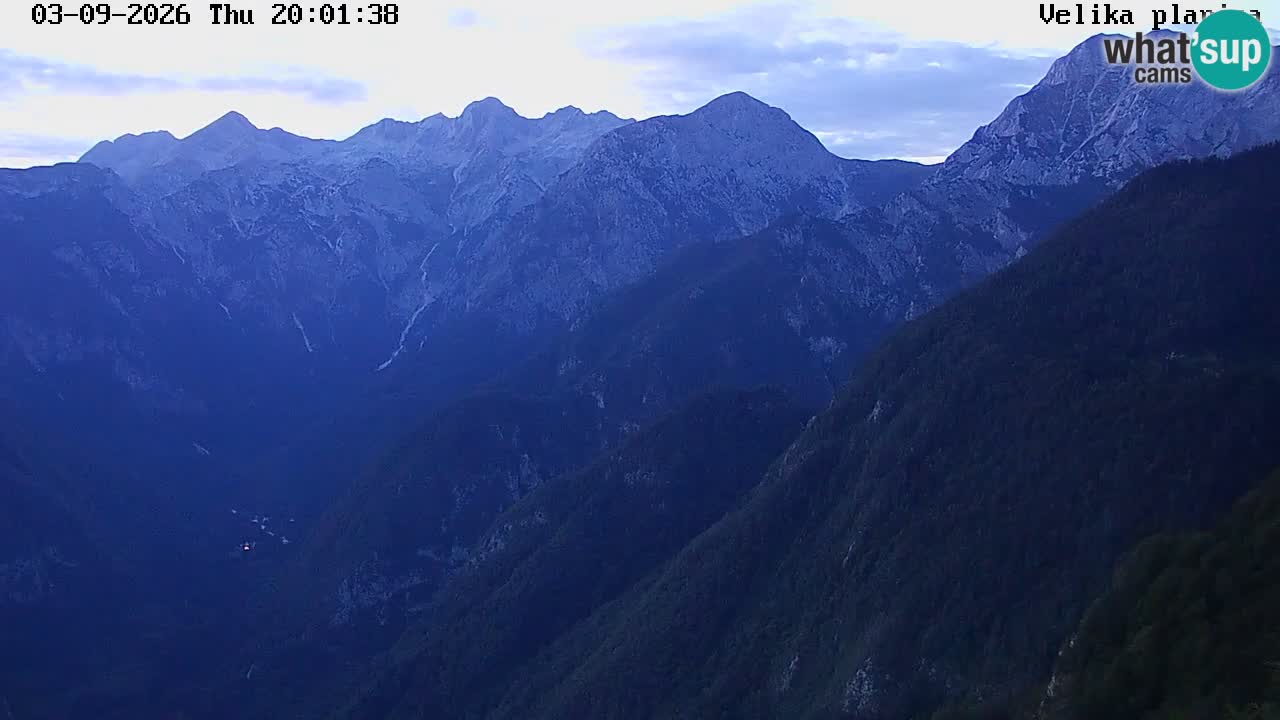 Valley Kamniške Bistrice | Webcam live Velika Planina