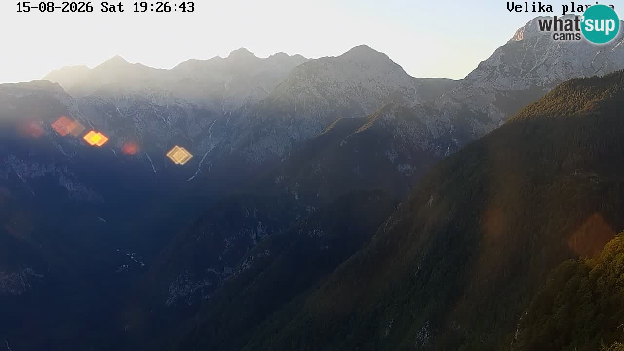 Dolina Kamniške Bistrice | Velika Planina web kamera