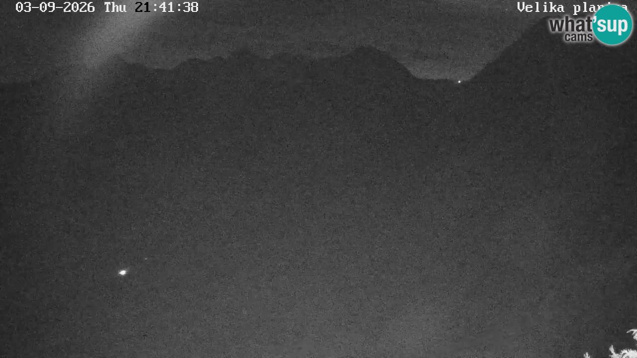 Valle Kamniška Bistrica | webcam Velika Planina