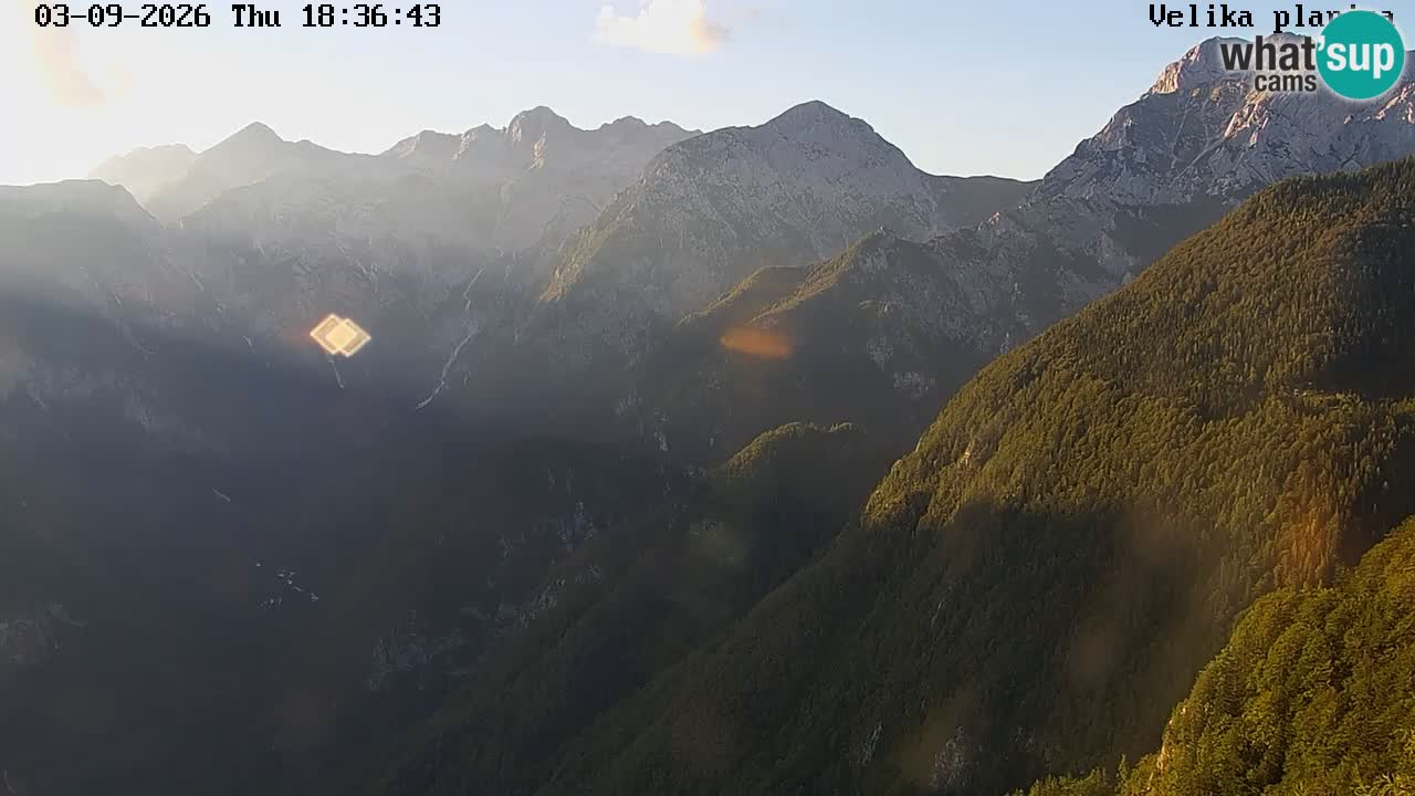 Vallée Kamniška Bistrica | webcam Velika Planina
