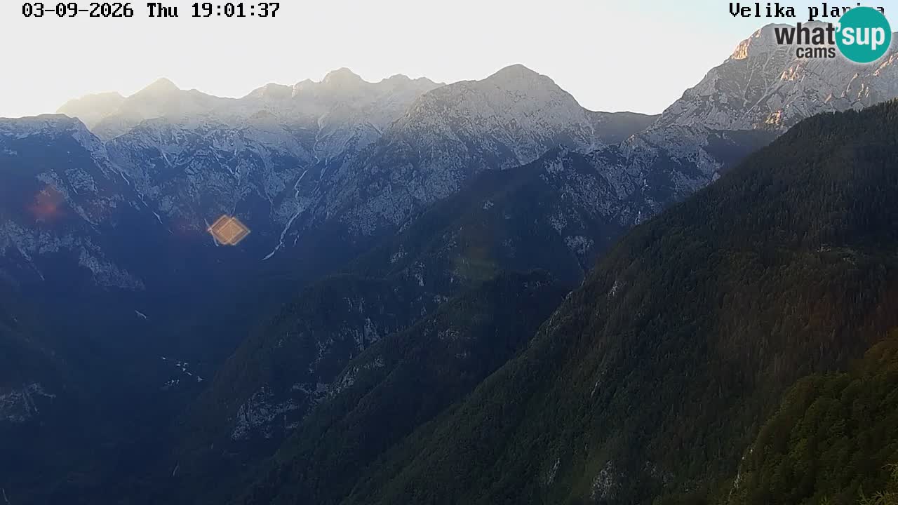 Kamniška-Bistrica Tals | Webcam Velika Planina