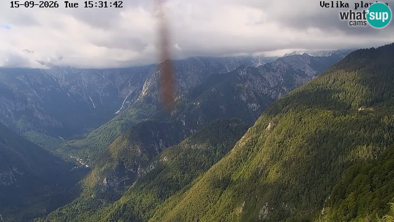 Valle Kamniška Bistrica | Webcam Velika Planina