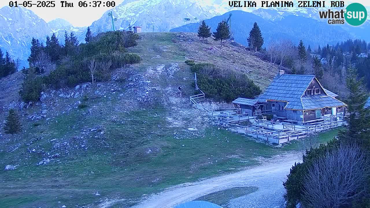 Zeleni Rob – Webcam live | Velika Planina