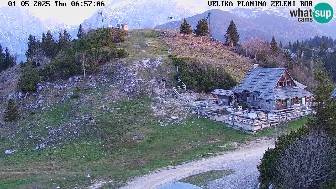 Zeleni Rob – Webcam live | Velika Planina
