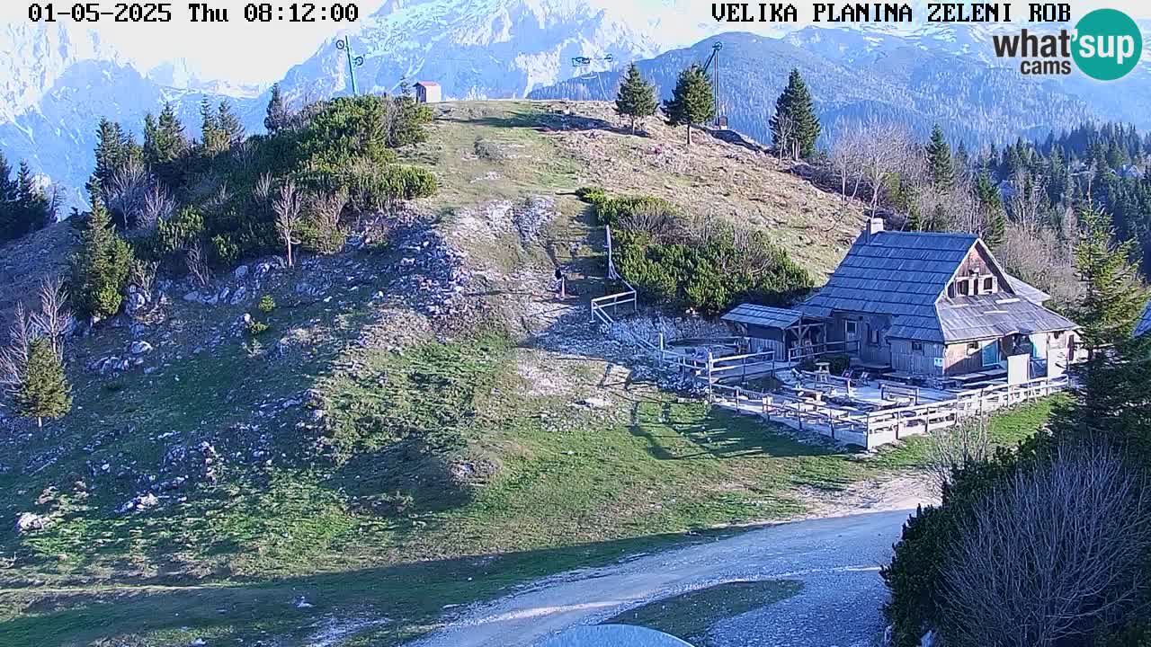 Zeleni Rob | Web kamera Velika Planina