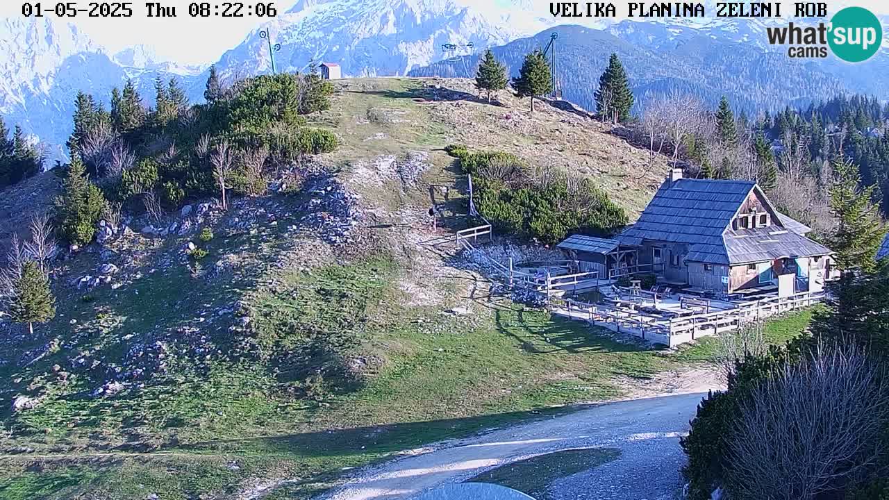 Zeleni Rob | Webcam live Velika Planina