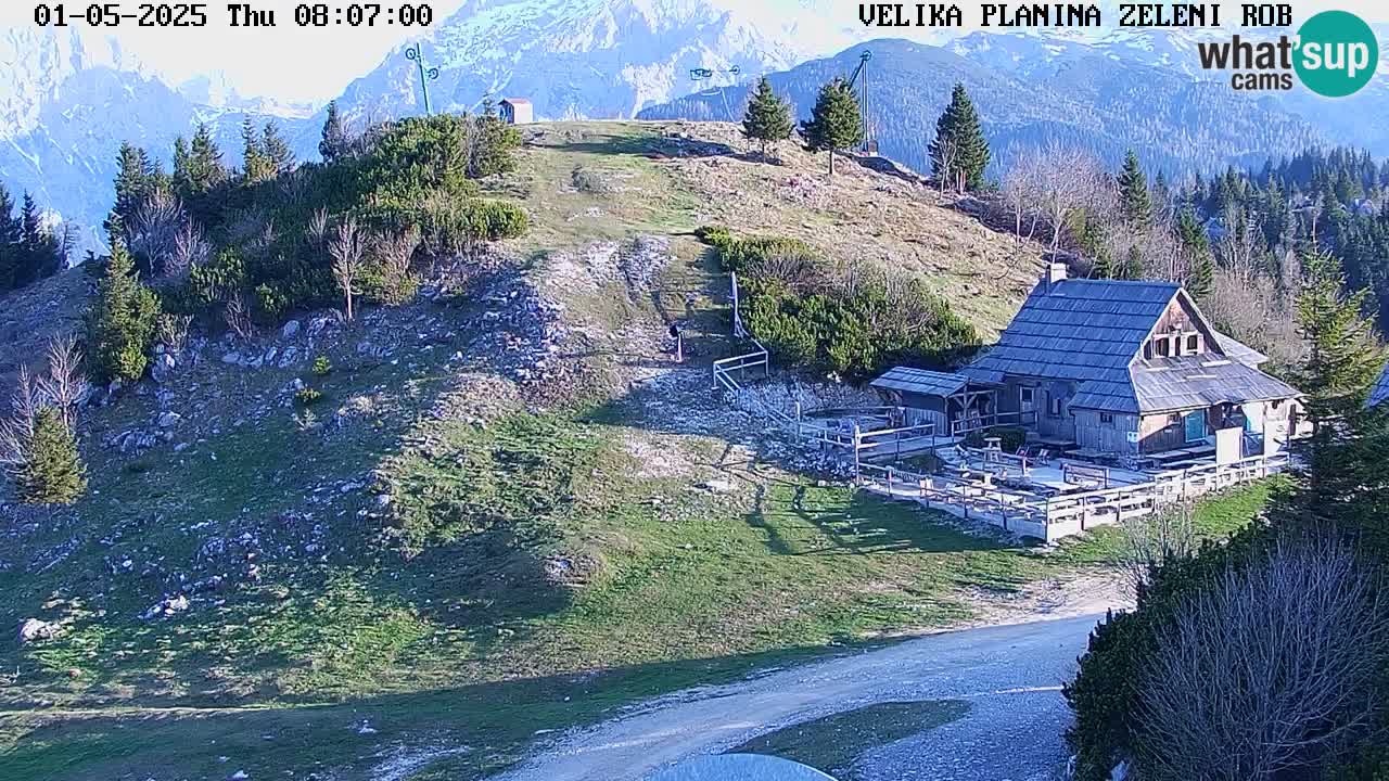 Zeleni Rob | Webcam live Velika Planina