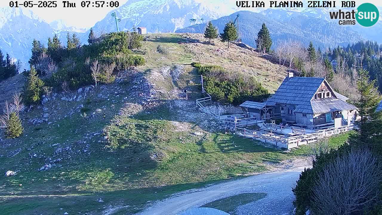 Zeleni Rob – Webcam live | Velika Planina