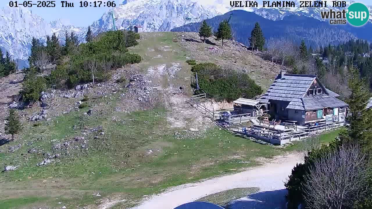 Zeleni Rob – Webcam live | Velika Planina