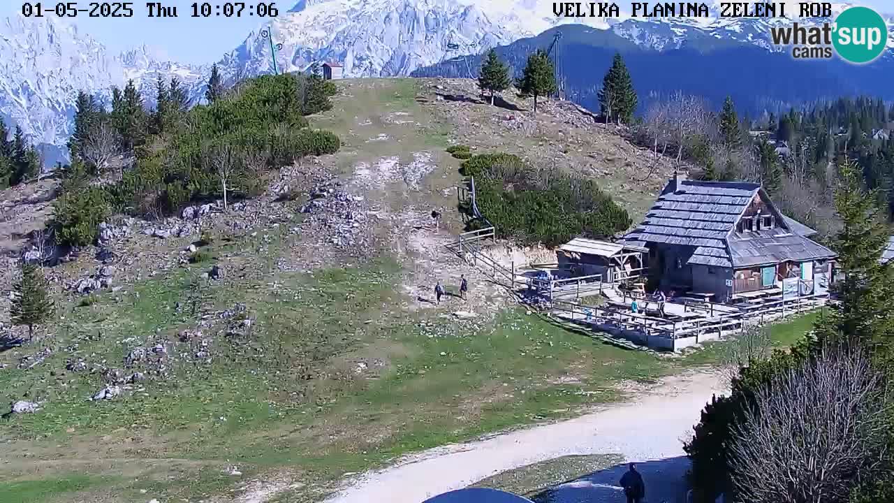 Zeleni Rob – Webcam live | Velika Planina