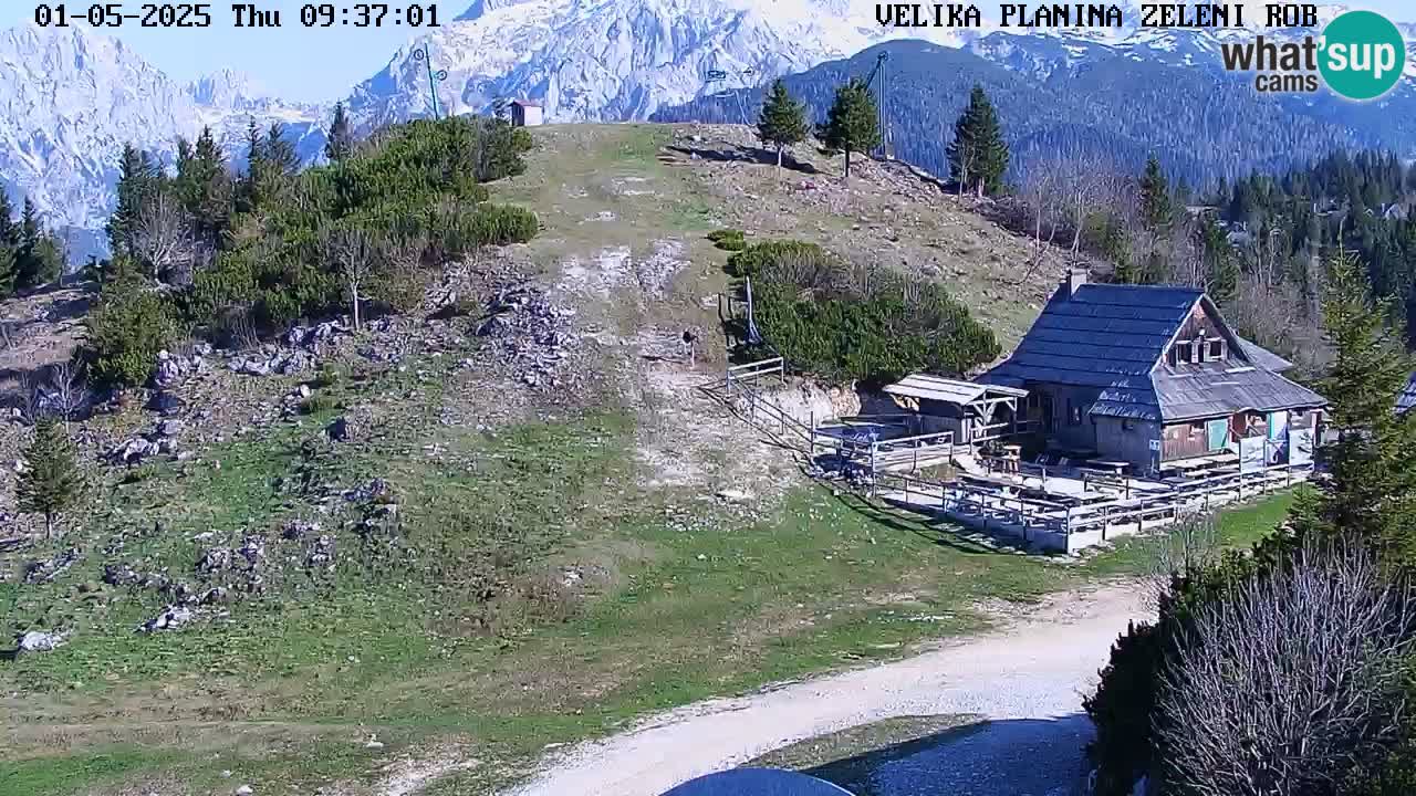 Zeleni Rob | Webcam live Velika Planina