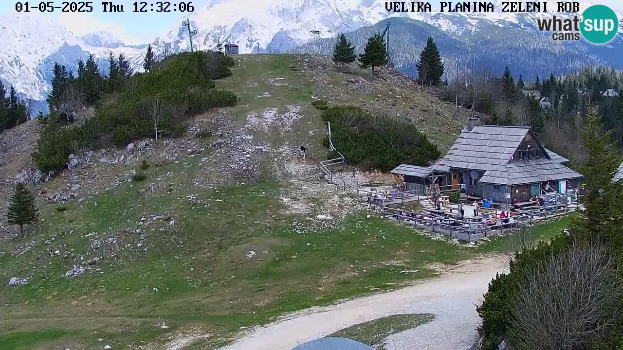 Zeleni Rob – Webcam live | Velika Planina