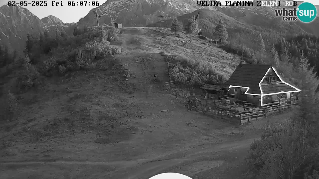 Zeleni Rob | Webcam live Velika Planina