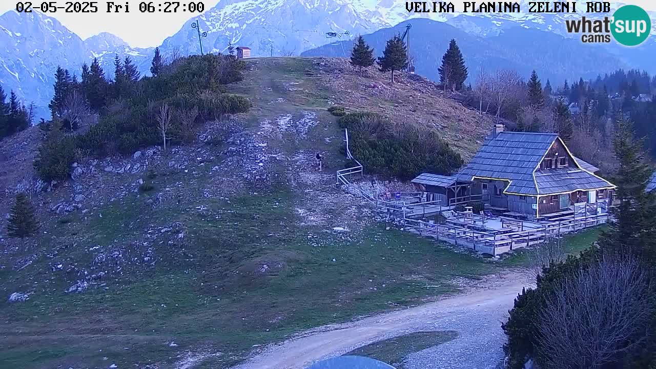 Kamera v živo Velika Planina