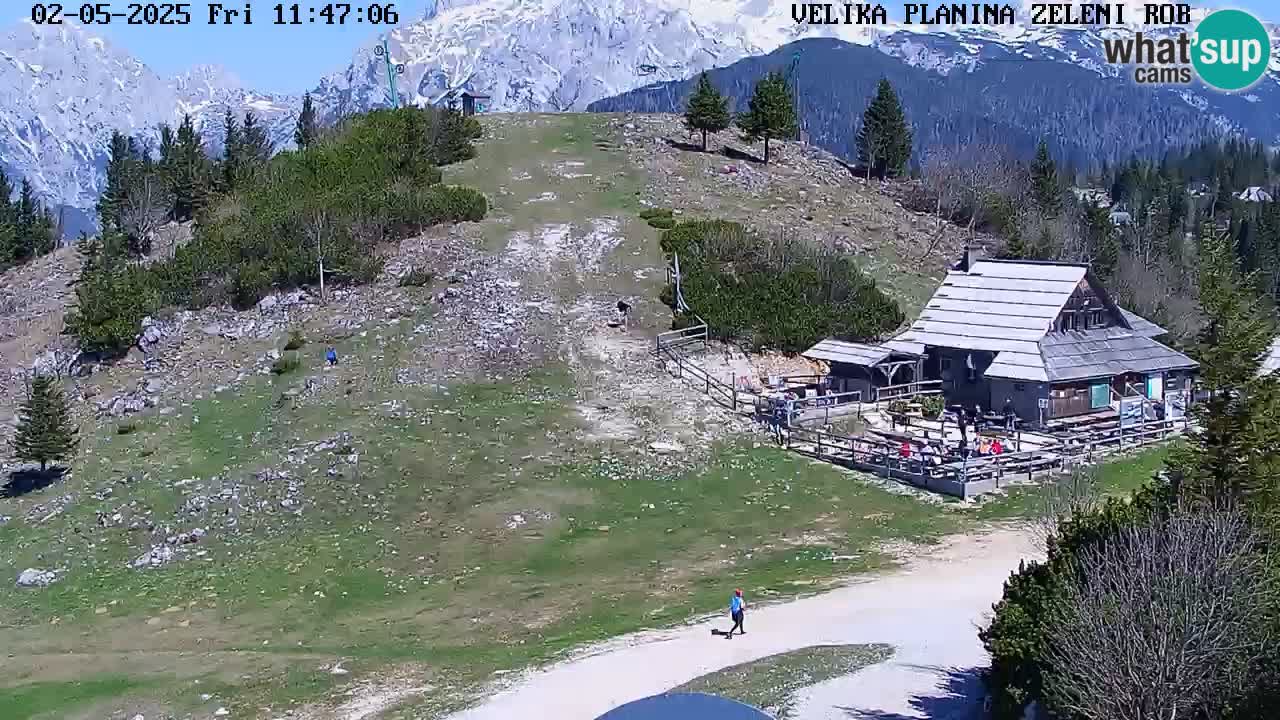 Zeleni Rob – Webcam live | Velika Planina