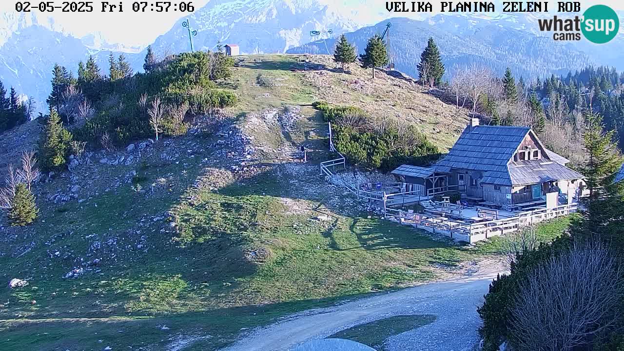 Zeleni Rob | Webcam live Velika Planina