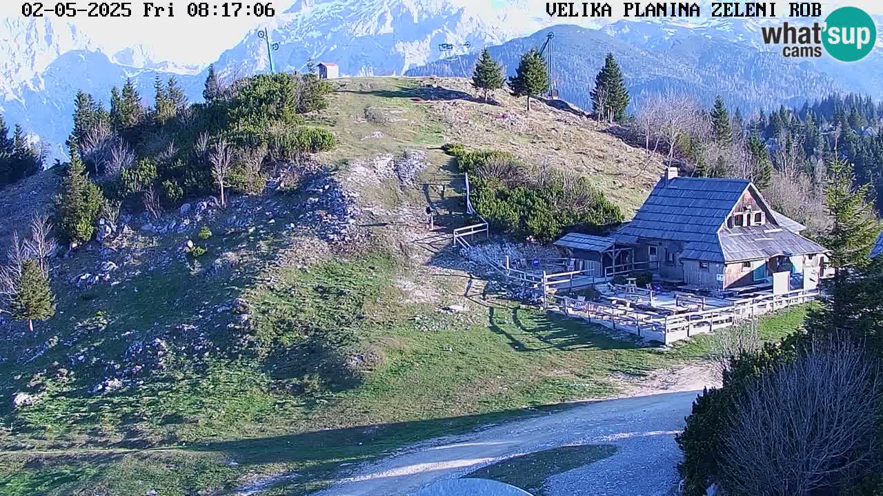 Zeleni Rob – Webcam live | Velika Planina