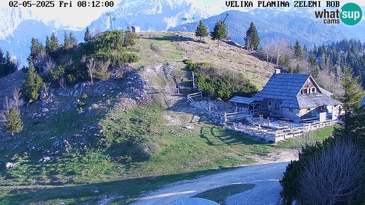 Zeleni Rob | Webcam live Velika Planina