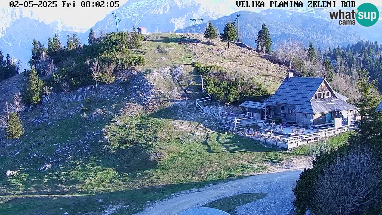 Zeleni Rob – Webcam live | Velika Planina