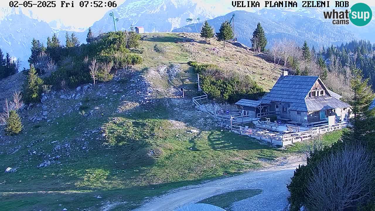 Zeleni Rob – Webcam live | Velika Planina
