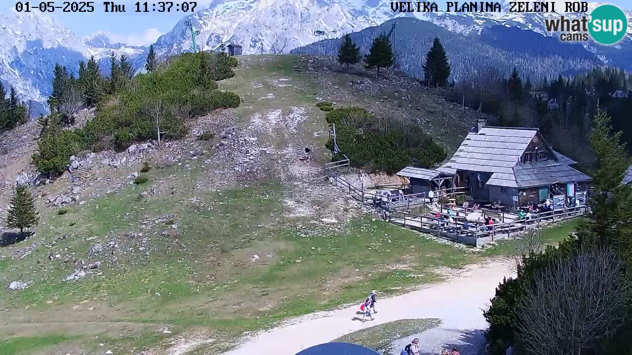 Zeleni Rob | Web kamera Velika Planina