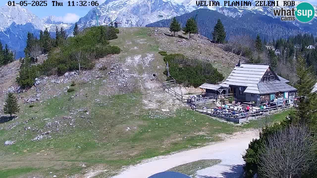 Zeleni Rob – Webcam live | Velika Planina