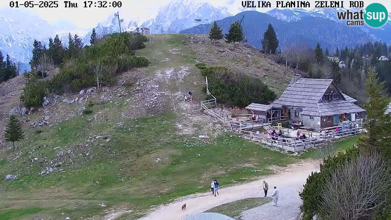 Zeleni Rob | Webcam live Velika Planina