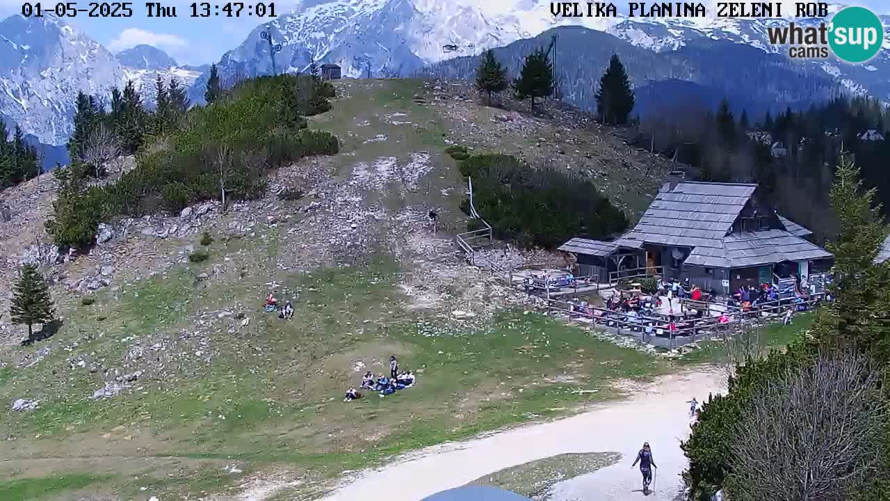 Zeleni Rob – Webcam live | Velika Planina