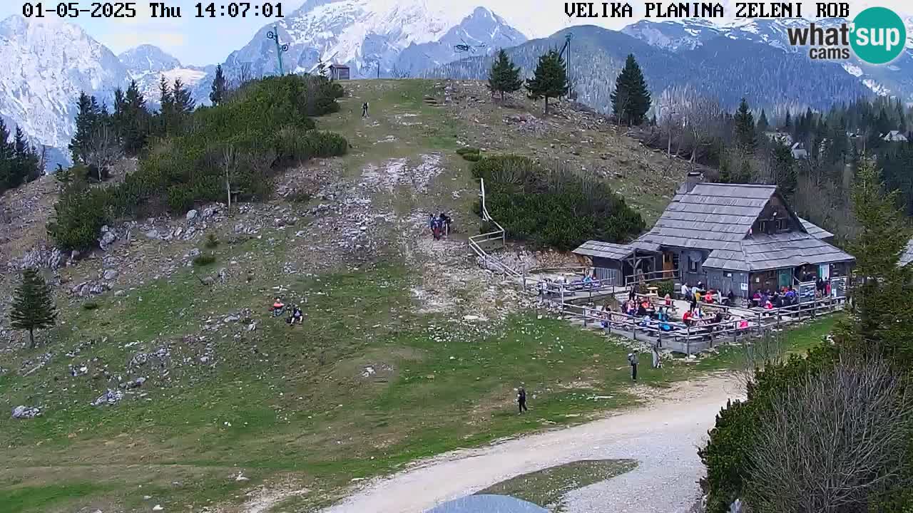 Zeleni Rob – Webcam live | Velika Planina